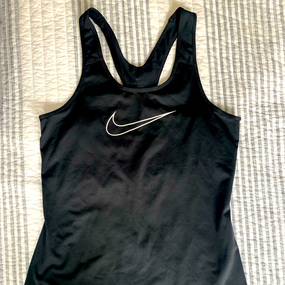 Nike Black Racerback Tank Top S